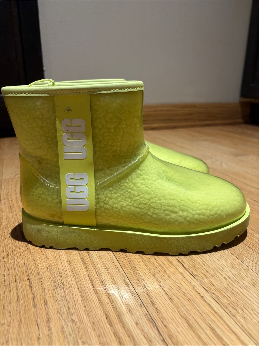 UGG Neon Lime Short Waterproof Boot